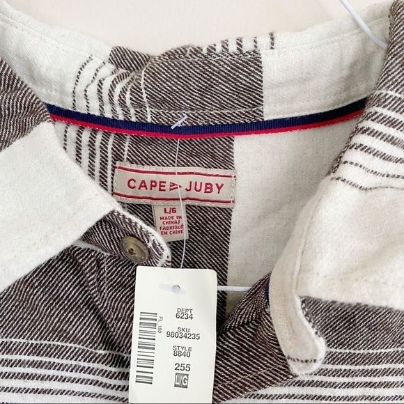 CAPE JUBY BUTTON UP LONG SLEEVE MENS LARGE - Picture 4 of 4